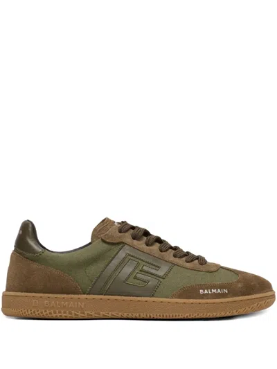 BALMAIN SWAN LOW-TOP SNEAKERS
