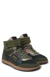 Balmain Swan Mid Top Sneaker In Multi
