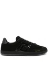 Balmain Low Top Lace Up Sneaker In Animal Print