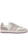 Balmain Lace-up Low-cut Casual Shoes In Neutrals