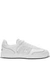 Balmain Round Head Low-cut Casual Shoes In White