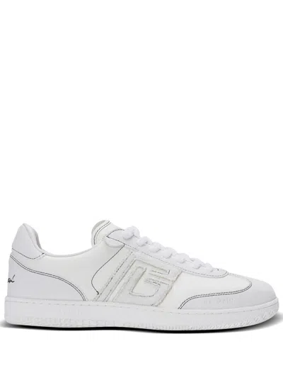 Balmain White Swan Sneakers