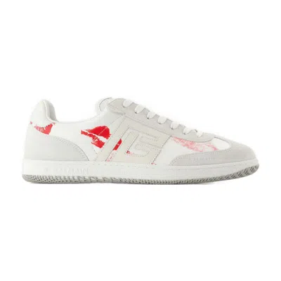Balmain Swan Sneakers In White