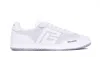 Balmain Leather Swan Sneakers For In White