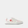Balmain Swan Low Top Sneaker In White