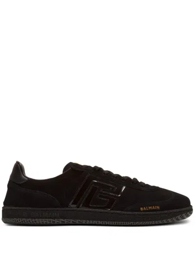 BALMAIN BALMAIN SWAN SUEDE SNEAKERS