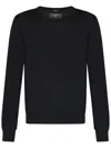 Balmain Merino Wool Knit Sweater With Trompe-l'œil Collar