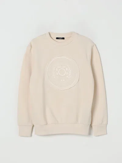 Balmain Sweater  Kids Color Beige In Neutral