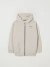 Balmain Zip-up Hoodie In Neutral