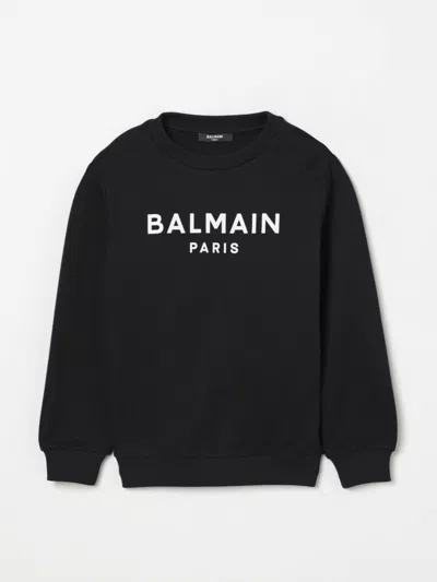 BALMAIN SWEATER BALMAIN KIDS COLOR BLACK,G67181002