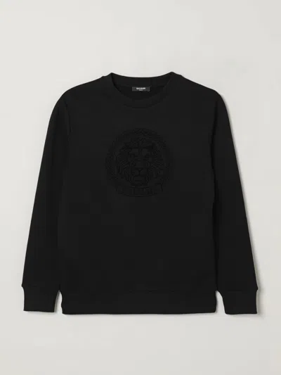BALMAIN BALMAIN SWEATER KIDS COLOR BLACK,H39882002