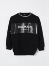 Shop Balmain Sweater  Kids Color Black