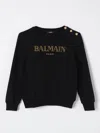 BALMAIN SWEATER BALMAIN KIDS COLOR BLACK,413375002