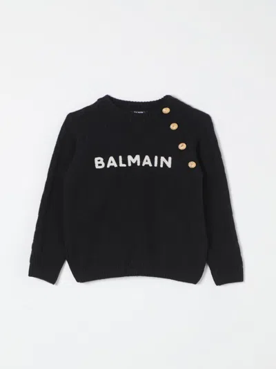 Balmain Sweater  Kids Color Black In Schwarz