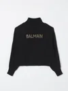 Balmain Sweater  Kids Color Black In Schwarz