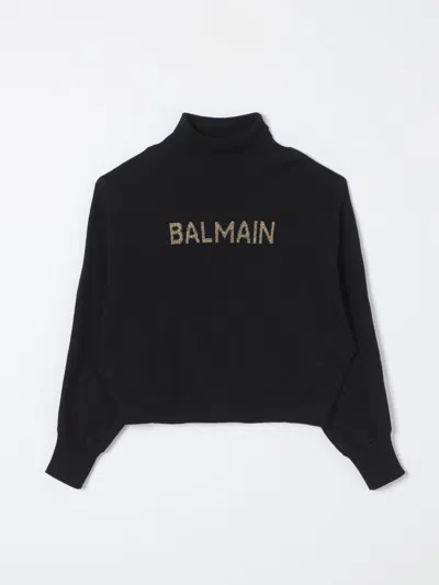 Balmain Sweater  Kids Color Black In Schwarz