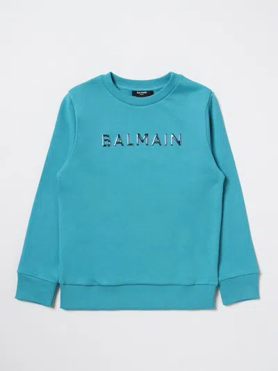 Balmain Sweater  Kids Kids Color Blue