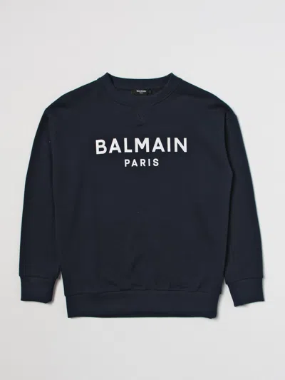 Balmain Sweater  Kids Kids Color Blue
