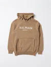 Balmain Brown Wool Jumper In Brown