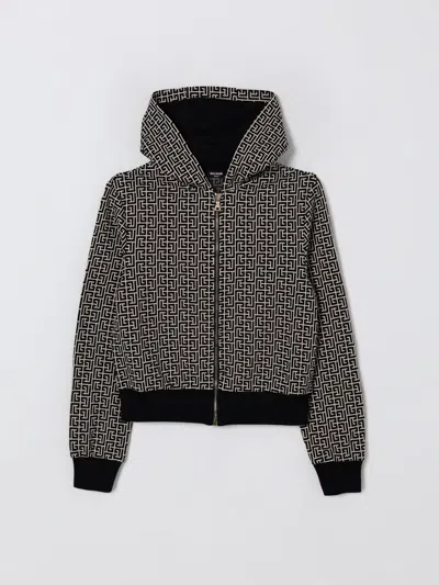 Balmain Sweater  Kids Color Cream In Animal Print