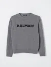 Balmain Sweater  Kids Color Grey In Grey