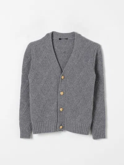 BALMAIN SWEATER BALMAIN KIDS COLOR GREY,F83953020