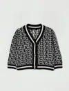 Balmain Sweater  Kids Color Ivory In Black