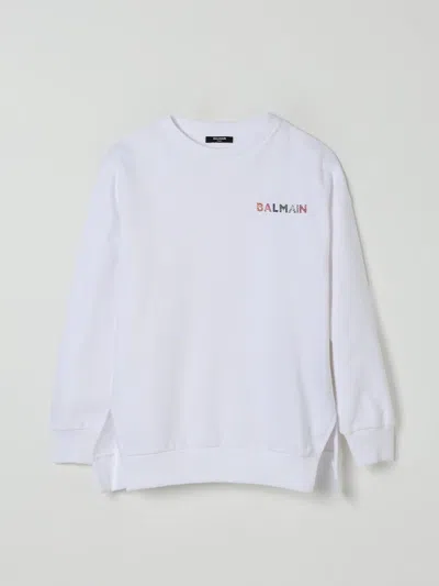 Balmain Sweater  Kids Color White In Neutral