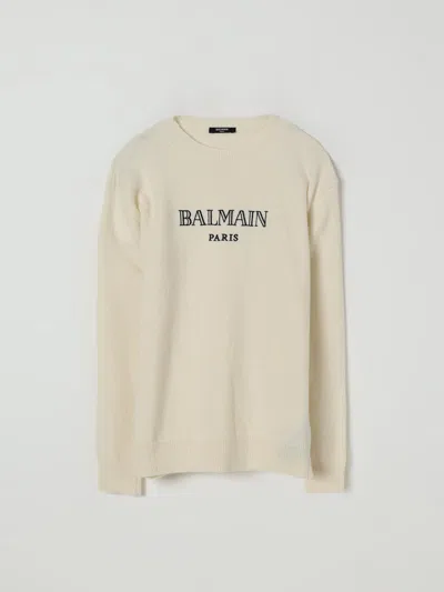 Balmain Sweater  Kids Color White In Neutral