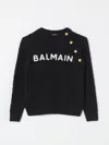 Balmain Sweater  Kids Color White In Weiss