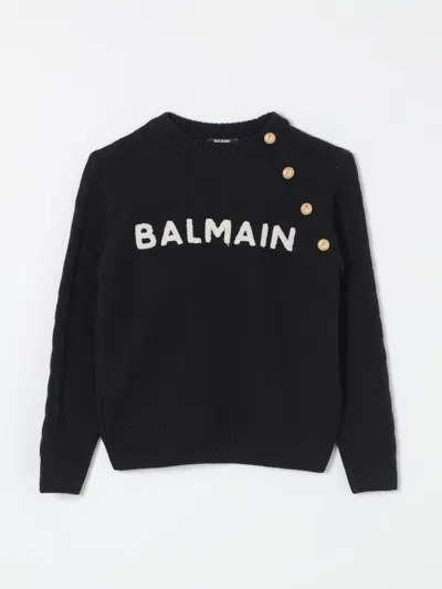 Balmain Sweater  Kids Color White In Weiss