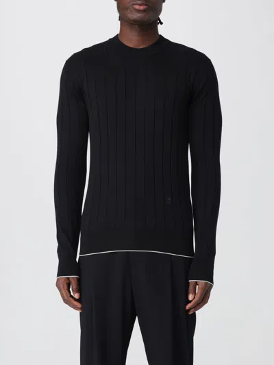 Balmain Sweater  Men Color Black In Blue
