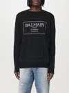 Balmain High Fashion Knit Sweater In Schwarz