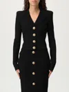 Balmain Long Sleeves Ribbed And Cable-knit Cardigan In Gold