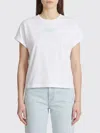 Balmain Mini Cropped T-shirt With Statement Print In White