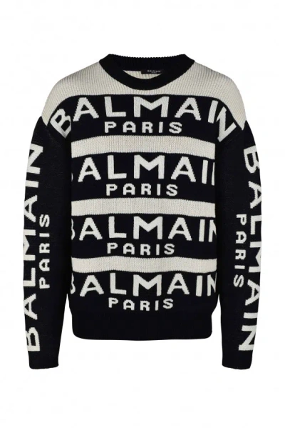 Balmain Sweater In Black