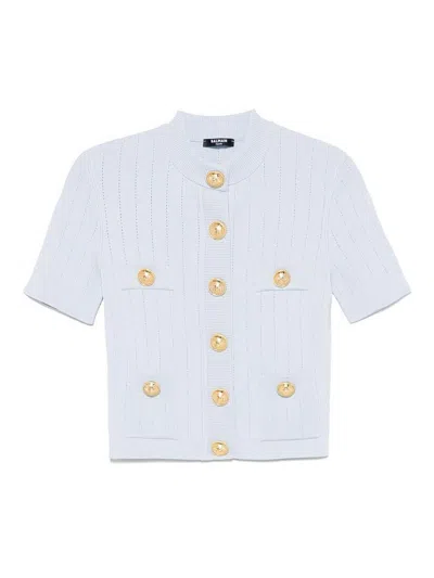 Balmain Sweater In Blue