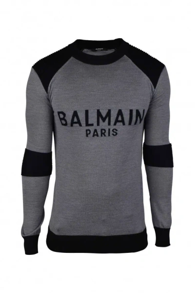 Balmain Sweater In Gray