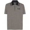 Balmain Labyrinth Polo Shirt With Jacquard Effect