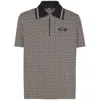 Balmain Labyrinth Polo Shirt With Jacquard Effect