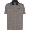 Balmain Labyrinth Polo Shirt With Jacquard Effect