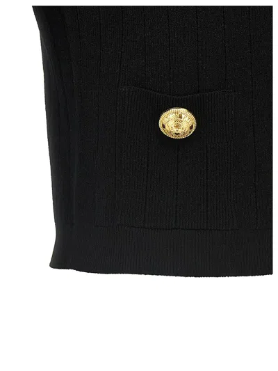 Balmain Sweaters In Black