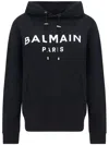 Balmain Hoodie In Black