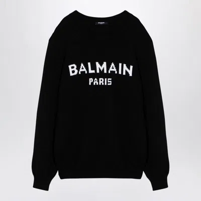 Balmain Sweaters In Black