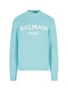 Balmain Sweaters In Blue