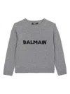 Balmain Sweater  Kids Color Grey In Grey