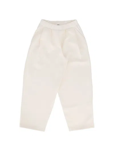 Balmain Kids' Sweatpants With Logo Print In White