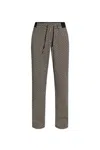 Balmain Off-white & Black Casual Monogram Sweatpants In Nero