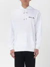 Balmain Signature Hoodie Adjustable Drawstring In White