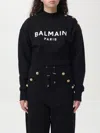 BALMAIN SWEATSHIRT BALMAIN WOMAN COLOR BLACK,F76764002